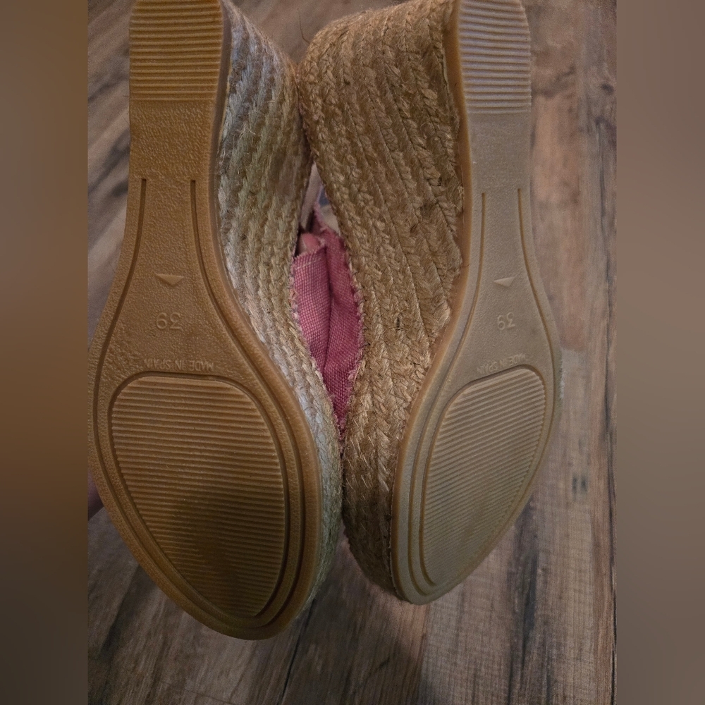 Toni Pons Origens Lugano Espadrille Wedge Sandal blush Size 8.5 US 39 EU - Picture 6 of 6